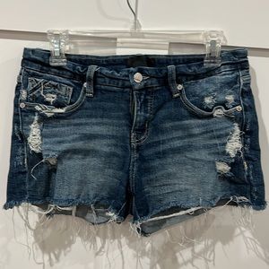 Buckle black shorts size 28